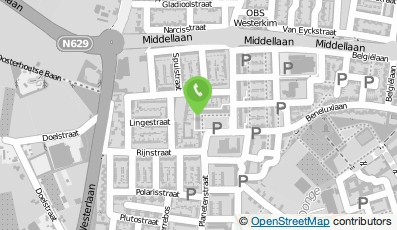Bekijk kaart van Beauty Place A. P. in Waalwijk