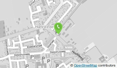 Bekijk kaart van Atelier Marijke in Harkstede (Groningen)