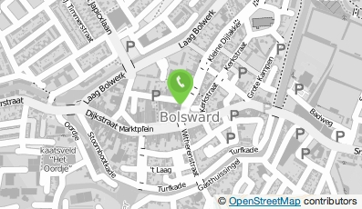 Bekijk kaart van Restaurant Brugman in Bolsward