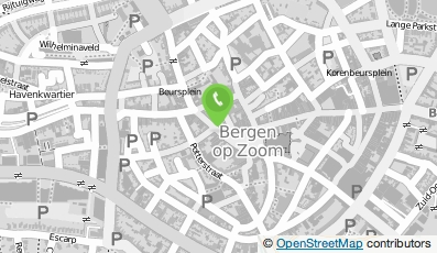 Bekijk kaart van Fuhua Massagesalon in Bergen op Zoom