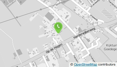 Bekijk kaart van Doenersdreef Zorg B.V.- locatie 'klein Rhijnvis' in Hulshorst