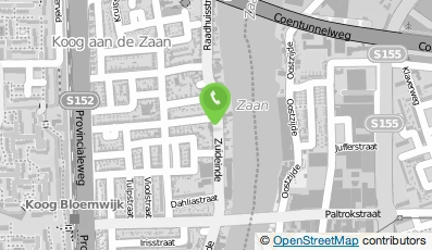 Bekijk kaart van OnsCafe B.V. in Zaandam