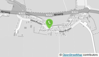 Bekijk kaart van Aannemingsbedrijf E. van Herwijnen B.V. in Waardhuizen
