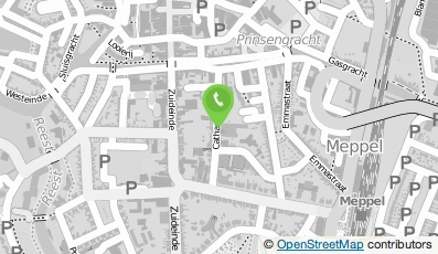 Bekijk kaart van Coffeeshop The Green Spot in Meppel