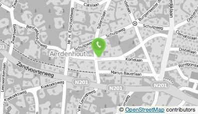 Bekijk kaart van AVB Proj.ontwikkel. & Advies B.V. in Aerdenhout