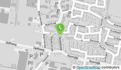Bekijk kaart van Bij Karin Vries in Tuitjenhorn