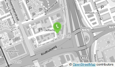 Bekijk kaart van NXP Semiconductors Netherlands in Delft