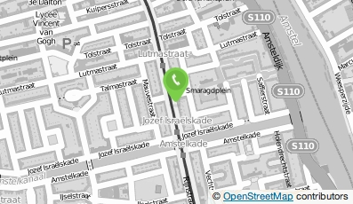 Bekijk kaart van BLOS Van Woustraat 217 in Amsterdam