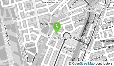 Bekijk kaart van BLOS Amaliastraat in Amsterdam