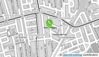 Bekijk kaart van BLOS Chasséstraat in Amsterdam