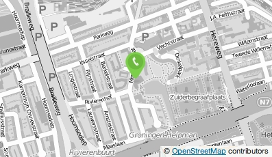 Bekijk kaart van Mea Fysio Rivierenbuurt in Groningen