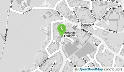 Bekijk kaart van Cafetaria Gemonde in Gemonde
