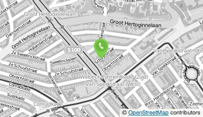 Bekijk kaart van Dobber Van Ginkel in Den Haag