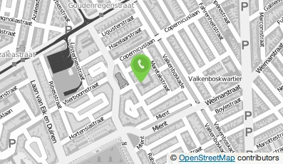 Bekijk kaart van 't Lindenkwadrant in Den Haag