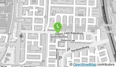Bekijk kaart van KinderRijk Bso Laan Rozenburg RV in Amstelveen