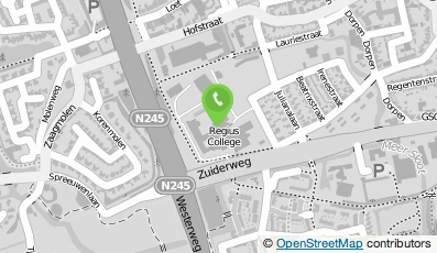 Bekijk kaart van Regius College Oranjelaan Vmbo tl in Schagen