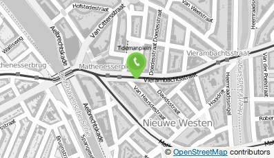 Bekijk kaart van de Binnenweg apotheek locatie Hoogeterp in Rotterdam