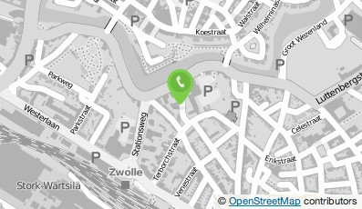 Bekijk kaart van Aan De Zeven Alleetjes B.V. in Zwolle