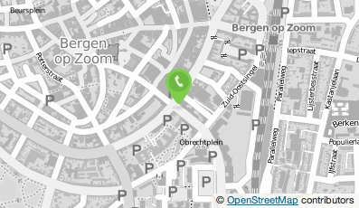 Bekijk kaart van De oranje krab in Bergen op Zoom