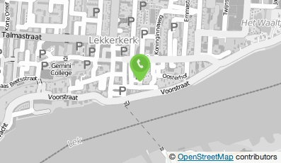 Bekijk kaart van Het Haarkantoor in Lekkerkerk