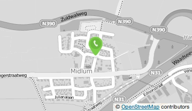 Bekijk kaart van IKC Middelstein in Midlum