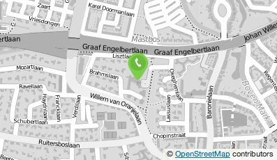 Bekijk kaart van Woonzorgcentrum Ruitersbos in Breda