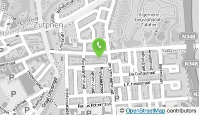 Bekijk kaart van Van den Born freelance in Zutphen