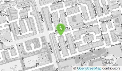 Bekijk kaart van Piet's bandenservice V.O.F. in Zeewolde