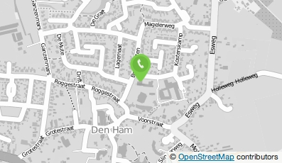 Bekijk kaart van Stichting Humankind in Den Ham (Overijssel)