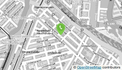 Bekijk kaart van Dental Clinics Amsterdam Brouwersgracht in Amsterdam
