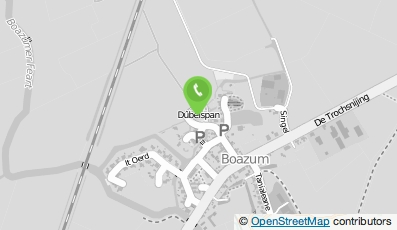 Bekijk kaart van Kindcentrum Boazum in Boazum