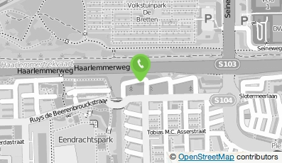 Bekijk kaart van Bouwservice Akdeniz in Amsterdam