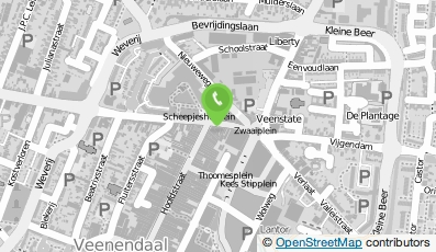 Bekijk kaart van Oostelijke hoek in Veenendaal