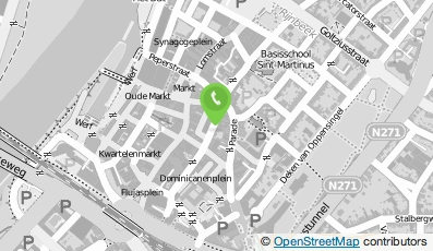 Bekijk kaart van Cafe Restaurant Central Venlo B.V. in Venlo