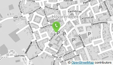 Bekijk kaart van Topfysiotherapie Hilvarenbeek B.V. in Hilvarenbeek