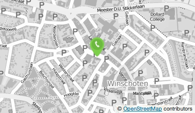 Bekijk kaart van Johan Kroon Administratie in Winschoten
