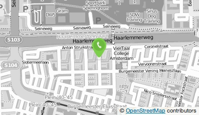 Bekijk kaart van Klussenbedrijf A58 in Amsterdam