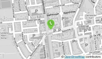 Bekijk kaart van het Haarwerkhuis in Bedum