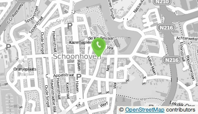 Bekijk kaart van Naatjekok in Schoonhoven