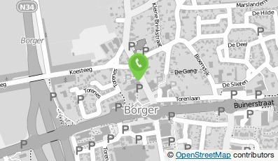 Bekijk kaart van Bakkerij Joost Borger B.V. in Borger