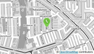 Bekijk kaart van By IZD in Amsterdam