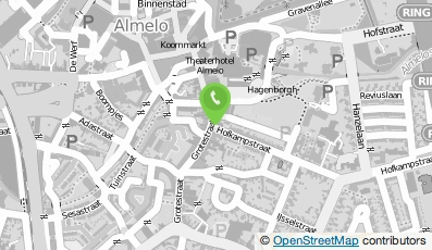 Bekijk kaart van Coöperatie Kroep Steghuis Gerechtsdeurwaarders UA in Almelo