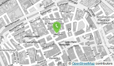 Bekijk kaart van DE Koffiecafé Mercado B.V. in Groningen
