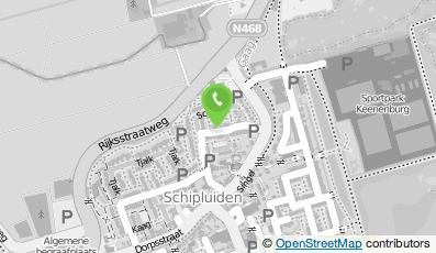 Bekijk kaart van ACS Taxi Delft in Schipluiden