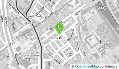 Bekijk kaart van Brassers Hoekje in Delft