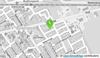Bekijk kaart van Damonline in Buitenpost
