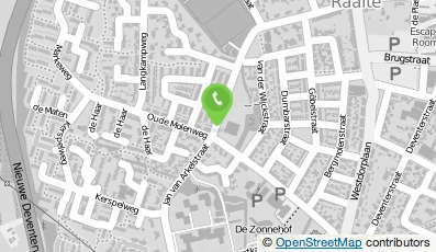 Bekijk kaart van Logopediepraktijk De Kruidenwijk in Raalte
