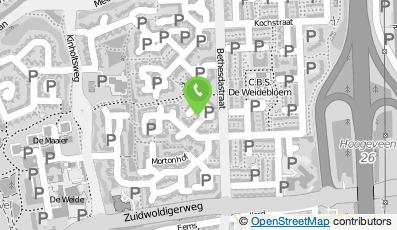 Bekijk kaart van ZOBA in Hoogeveen