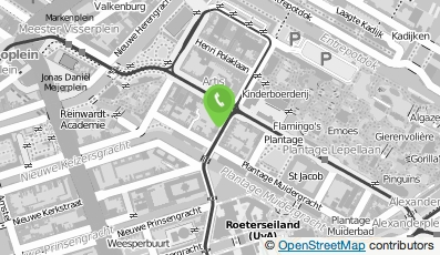 Bekijk kaart van Klara Veldman Tennis in Amsterdam