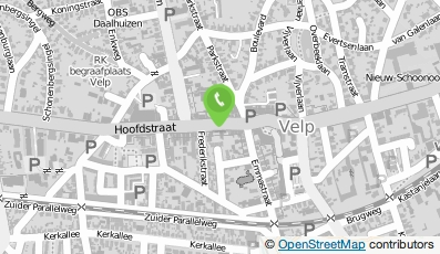 Bekijk kaart van Velderhof in Velp (Gelderland)